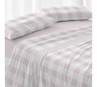 Burrito Blanco | Juego de sábanas | Cama de 105cm. (+Medidas Disponibles) | Diseño 543 | Color Nude (105x190/200cm.)