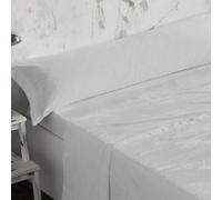 Burrito Blanco | Juego de Sábanas | Cama de 135 | Coralina 100% Poliéster | Juego de Sábana Encimera, Bajera y Funda de Almohada | Tacto Cálido - Ideal para Invierno | Gris/Liso