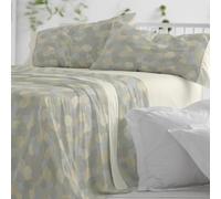 Burrito Blanco | Juego de sábanas | Cama de 135cm. (+Medidas Disponibles) | Diseño 043 | Color Musgo (135x190/200cm.)