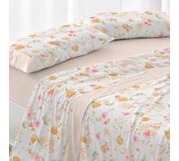Burrito Blanco | Juego de sábanas | Cama de 135cm. (+Medidas Disponibles) | Diseño 140 | Color Melocotón (135x190/200cm.)
