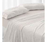 Burrito Blanco | Juego de sábanas | Cama de 135cm. (+Medidas Disponibles) | Diseño 539 | Color Beige (135x190/200cm.)