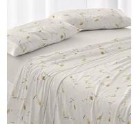 Burrito Blanco | Juego de sábanas | Cama de 150 a 160cm. (+Medidas Disponibles) | Diseño 052 | Color Ocre (150-160x190/200cm.)