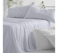 Burrito Blanco | Juego de sábanas | Cama de 150cm. (+Medidas Disponibles) | Diseño 540 | Color Azul Plomo (150x190/200cm.)