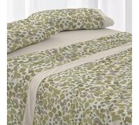 Burrito Blanco | Juego de sábanas | Cama de 180cm. (+Medidas Disponibles) | Diseño 049 | Color Musgo (180x190/200cm.)