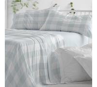 Burrito Blanco | Juego de sábanas | Cama de 200cm. (+Medidas Disponibles) | Diseño 543 | Color Azul (200x200cm.)