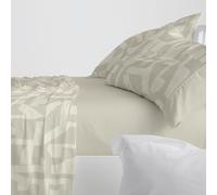 Burrito Blanco | Juego de sábanas | Cama de 90cm. (+Medidas Disponibles) | Diseño 141 | Color Musgo (90x190/200cm.)