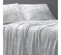 Burrito Blanco Juego de Sábanas Nacarina Invierno Poliéster Cama 105 Cielo