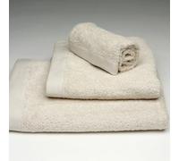 Burrito Blanco Juego de Toallas 3 Piezas | Bidet 30x50cm | Manos 50x100cm | Ducha 70x140cm | 100% Rizo Algodón | Color Beige Medio