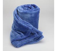 Burrito Blanco Manta 46 | Plaid | | Manta Sofá 170x240cm (+Medidas Disponibles) | Manta Invierno | Manta Suave | Plaid para Sofá o Cama | Microfibra | Color Azul