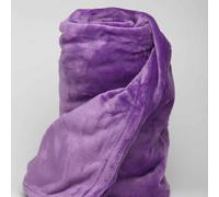 Burrito Blanco Manta 46 | Plaid | | Manta Sofá 230x240cm (+Medidas Disponibles) | Manta Invierno | Manta Suave | Plaid para Sofá o Cama | Microfibra | Color Malva