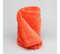 Burrito Blanco Manta 46 | Plaid | | Manta Sofá 230x240cm (+Medidas Disponibles) | Manta Invierno | Manta Suave | Plaid para Sofá o Cama | Microfibra | Color Coral