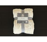 Burrito Blanco | Plaid de Punto | Plaid 130x170cm | Diseño 101 | Color Crudo (130x170cm.)