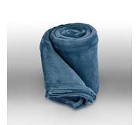 Burrito Blanco | Plaid | Manta de sofá de 140x200cmcm. (+Medidas Disponibles) | Diseño 046 | Color Blue (140x200cm.)