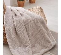 Burrito Blanco | Plaid Piel sintética | Plaid 140x200cm | Diseño 439 | Color Beige (140x200cm.)