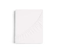 Burrito Blanco | Sábana Ajustable | Cama de 135cm. (+Medidas Disponibles) | 50% Algodón - 50% Poliéster | Diseño A7 | Color Blanco (105x190/200cm.)