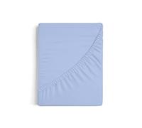 Burrito Blanco | Sábana Ajustable | Cama de 150cm. (+Medidas Disponibles) | 100% Algodón | Diseño A8 | Color Azul (105x190/200cm.)