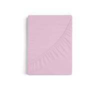 Burrito Blanco | Sábana Ajustable | Cama de 80cm. (+Medidas Disponibles) | 50% Algodón - 50% Poliéster | Diseño A7 | Color Rosa (135x190/200cm.)