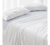 Burrito Blanco | Sábana Bajera Velvelina | Cama de 150cm. (+Medidas Disponibles) | Sábanas Invierno | Diseño 001 | Color Azul (150x190/200cm.)