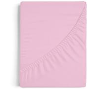 Burrito Blanco | Sábanas bajeras 105x190/200 cm | Cama de 105 cm(+ Medidas Disponibles) | Tejido de Algodón-Poliéster 50/50 | Diseño A7 Rosa