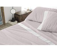 Burrito Blanco | Sábanas de algodón 612, Nude | para Cama de 135 cm (+ Medidas Disponibles) | Sábanas de algodón 135 | Cama Doble 135