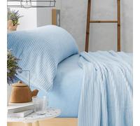 Burrito Blanco | Sábanas de Coralina, 965 Azul | Cama de 135 cm | (+ Medidas Disponibles) | Sábanas de Invierno | Diseño 965 | Color Azul