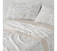 Burrito Blanco | Sábanas de Coralina | Cama de 105cm. (+Medidas Disponibles) | Diseño 987 | Color Beige (105x190/200cm.)