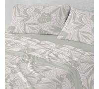 Burrito Blanco | Sábanas de Coralina | Cama de 105cm. (+Medidas Disponibles) | Diseño 994 | Color Verde (105x190/200cm.)