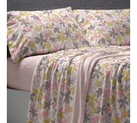 Burrito Blanco | Sábanas de Coralina | Cama de 105cm. (+Medidas Disponibles) | Sábanas Invierno | Diseño 766 | Color Rosa (105x190/200cm.)