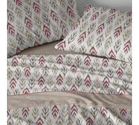 Burrito Blanco | Sábanas de Coralina | Cama de 105cm. (+Medidas Disponibles) | Sábanas Invierno | Diseño 770 | Color Piedra (105x190/200cm.)