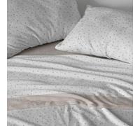 Burrito Blanco | Sábanas de Coralina | Cama de 135cm. (+Medidas Disponibles) | Diseño 989 | Color Arena (135x190/200cm.)