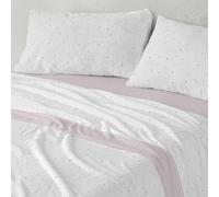 Burrito Blanco | Sábanas de Coralina | Cama de 150cm. (+Medidas Disponibles) | Diseño 997 | Color Nude (150x190/200cm.)