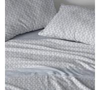 Burrito Blanco | Sábanas de Coralina | Cama de 180cm. (+Medidas Disponibles) | Diseño 988 | Color Azul (180x190/200cm.)