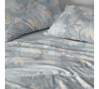 Burrito Blanco | Sábanas de Coralina | Cama de 90cm. (+Medidas Disponibles) | Diseño 986 | Color Agua (90x190/200cm.)