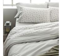Burrito Blanco | Sábanas de Franela de algodón | Cama de 105cm. (+Medidas Disponibles) | Diseño 578 | Color Menta (105x190/200cm.)