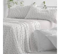 Burrito Blanco | Sábanas de Franela de algodón | Cama de 105cm. (+Medidas Disponibles) | Diseño 578 | Color Nude (105x190/200cm.)