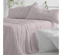 Burrito Blanco | Sábanas de Franela de algodón | Cama de 150 a 160cm. (+Medidas Disponibles) | Diseño 575 | Color Nude (150-160x190/200cm.)