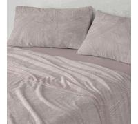 Burrito Blanco | Sábanas de Nacarina® | Cama de 150cm. (+Medidas Disponibles) | Diseño 028 | Color Morado (150x190/200cm.)