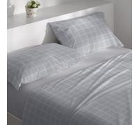 Burrito Blanco | Sabánas de Velvelina® | Cama de 105cm. (+Medidas Disponibles) | Diseño 008 | Color Acero (105x190/200cm.)