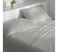 Burrito Blanco | Sabánas de Velvelina® | Cama de 150cm. (+Medidas Disponibles) | Diseño 008 | Color Salvia (150x190/200cm.)