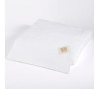 Burrito Blanco | Toalla de Ducha Grande | Toalla 100x150cm (+Medidas Disponibles)| Toalla de Baño Lisa de Rizo Suave Algodón 100% | Color Blanco