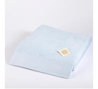 Burrito Blanco | Toalla Ducha | Toalla 70x140cm (+Medidas Disponibles)| Toalla de Baño Lisa de Rizo Suave Algodón 100% | Color Azul Claro