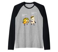 Burrito Taco Mexicana Amante De La Comida Chica Mujer Hija Mam Camiseta Manga Raglan