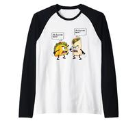 Burrito Taco Mexicana Amante De La Comida Chica Mujer Hija Mam Camiseta Manga Raglan