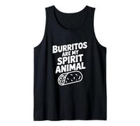 Burritos Son Mi Espíritu Animal Divertido Amante De La Com Camiseta sin Mangas