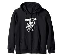 Burritos Son Mi Espíritu Animal Divertido Amante De La Com Sudadera con Capucha