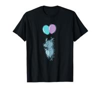 Burro cuelga en Globo Camiseta