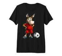 Burro de Futbolista Camiseta Premium