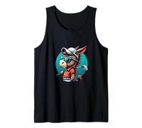 Burro Golfista Con Estilo Deportivo Camiseta sin Mangas