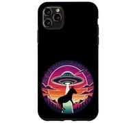Burro Mule Burro Farm Farmer Alien Flying Saucer Abduction Carcasa para iPhone 11 Pro Max