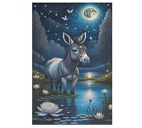 Burro Rompecabezas de madera de descompresión rompecabezas para adultos niños 1000 piezas juguetes de descompresión 78×53cm